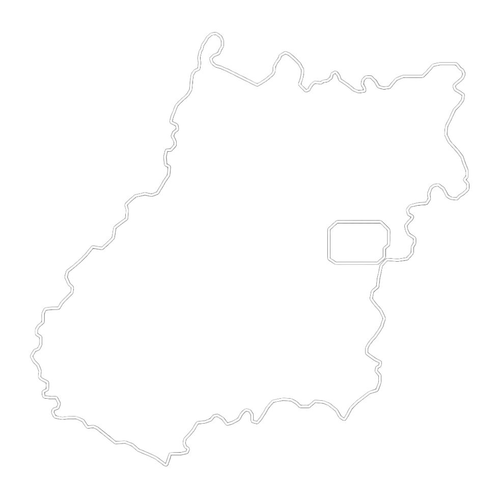 Mapa do Estado de Goiás, Brasil